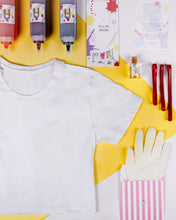 Load image into Gallery viewer, color, crop top, summer, chill, loungewear, tie dye, DIY