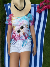 Load image into Gallery viewer, summer, outdoors, tie dye, pool, loungewear, tie dye fashion, DIY