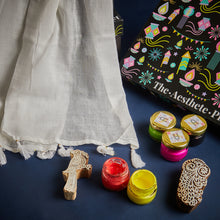 Load image into Gallery viewer, Block Printing your own Scarf